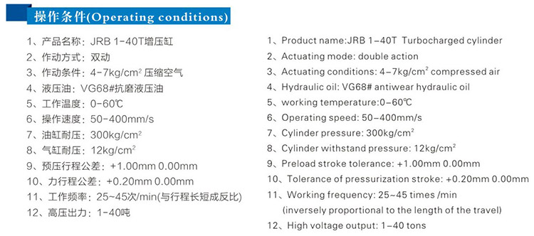 JRB力行程可調芭乐视频下载污污污缸操作條件
